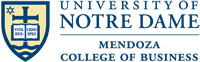 Logo of University Notre Dame - Mendoza College of Business