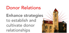 Donor Relations - Enhance strategies to establish and cultivate donor relationships